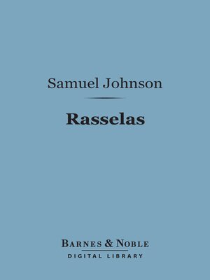 cover image of Rasselas (Barnes & Noble Digital Library)
